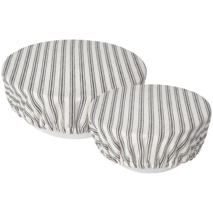 Ticking Stripe Bowl Covers Set of 2 - Image 4