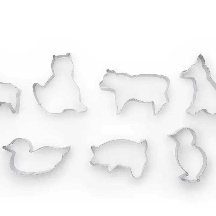 Fox Run Farm Animal Cookie Cutters, Set of 7, 3.5” X3.5” - Image 4