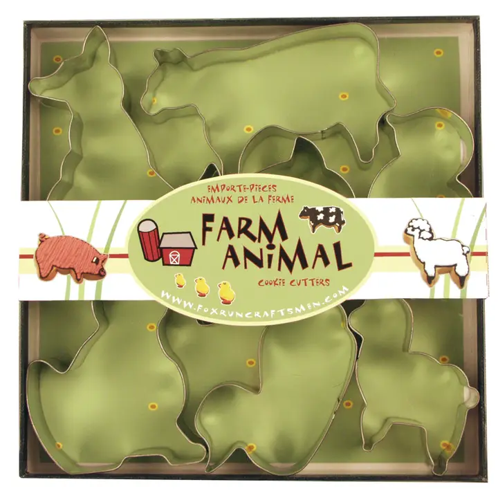 Fox Run Farm Animal Cookie Cutters, Set of 7, 3.5” X3.5” - Image 7