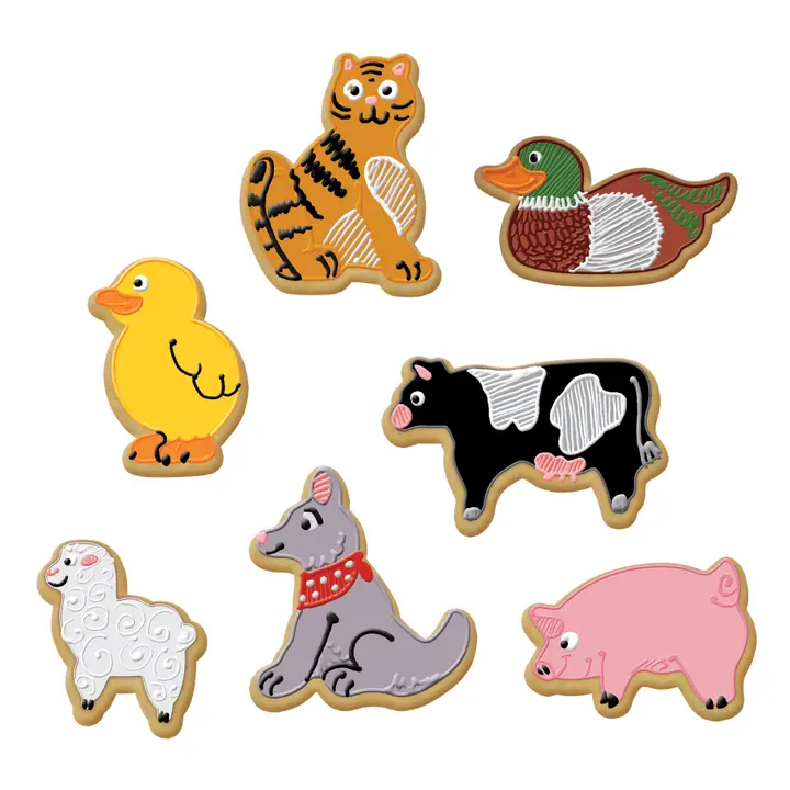 Fox Run Farm Animal Cookie Cutters, Set of 7, 3.5” X3.5” - Image 6
